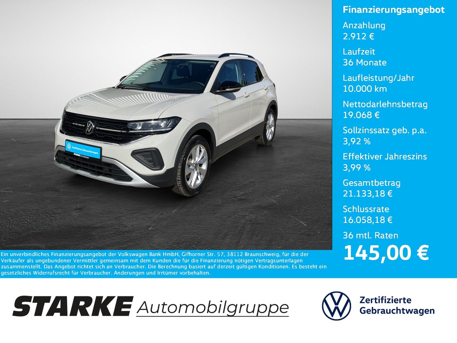 Volkswagen T-Cross 1.0 TSI Energy Navi LED Kamera PDC LM T foto 1