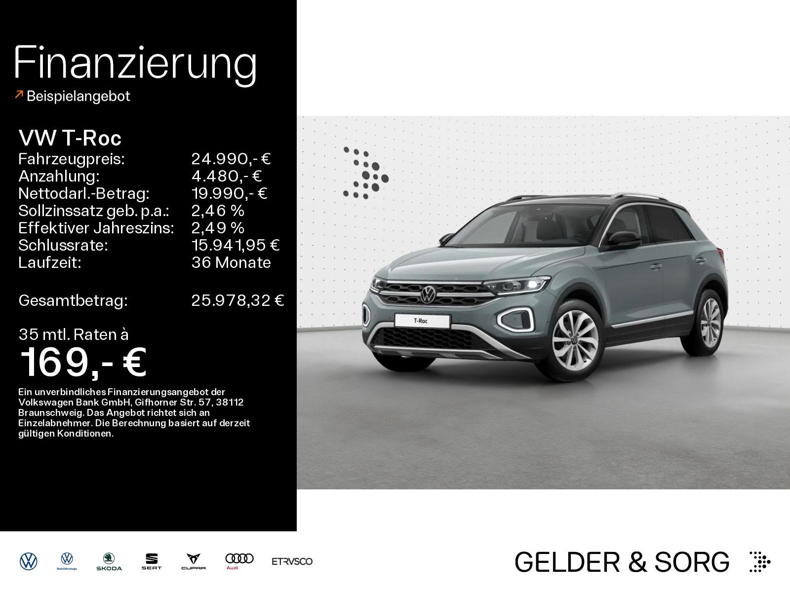 Volkswagen T-Roc Style 1.0 TSI LED*AHK*Pano*ACC*CarPlay