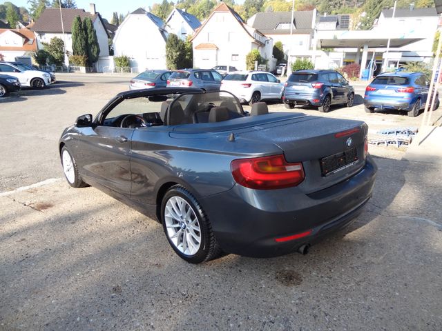 Fahrzeugabbildung BMW 218i Cabrio/Sport-Line/1.Hd/64TKM/SitzH/PDC/