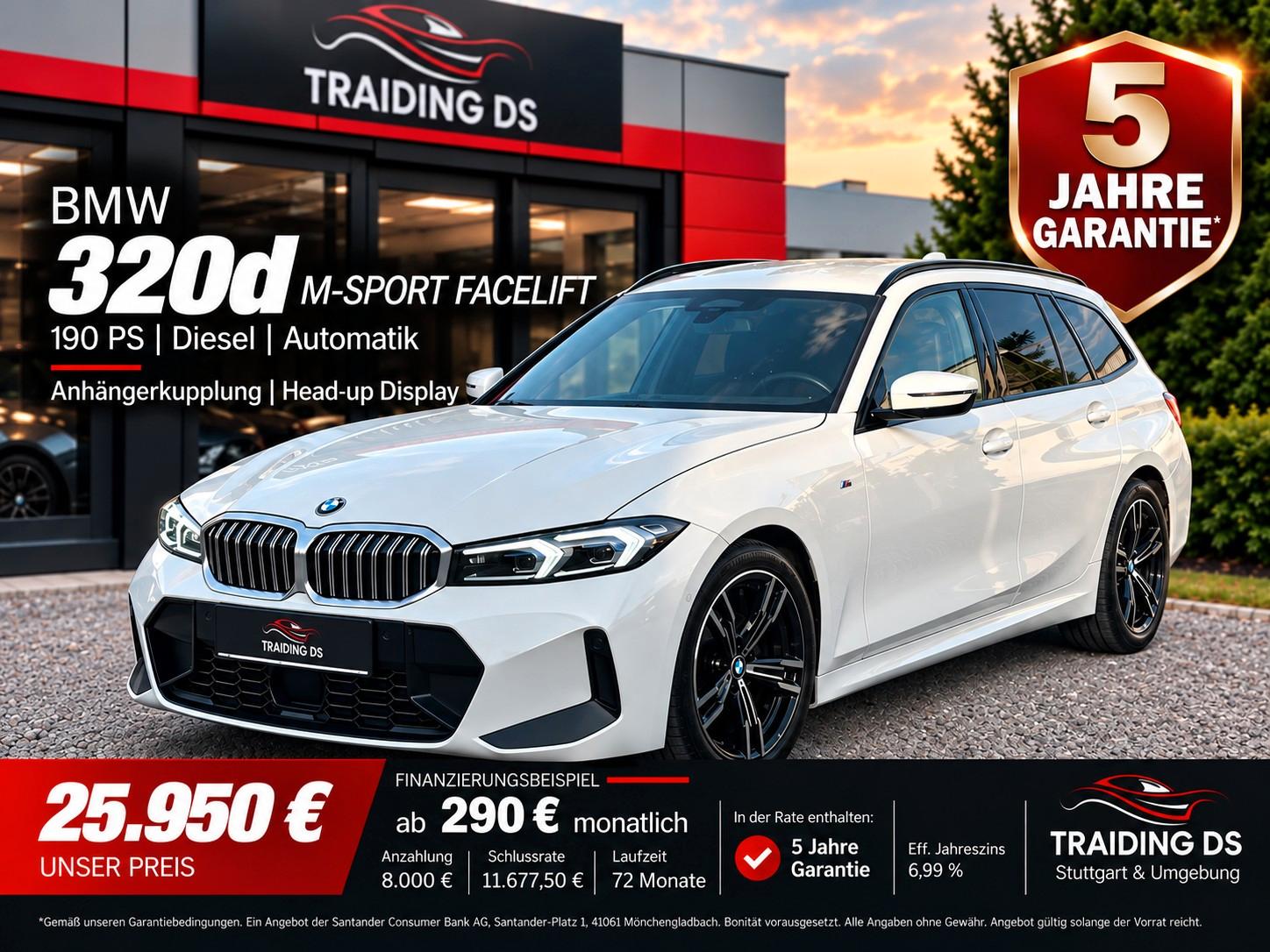 BMW 320d **M Sport**-FACELIFT-AHK-HEAD UP-ACC