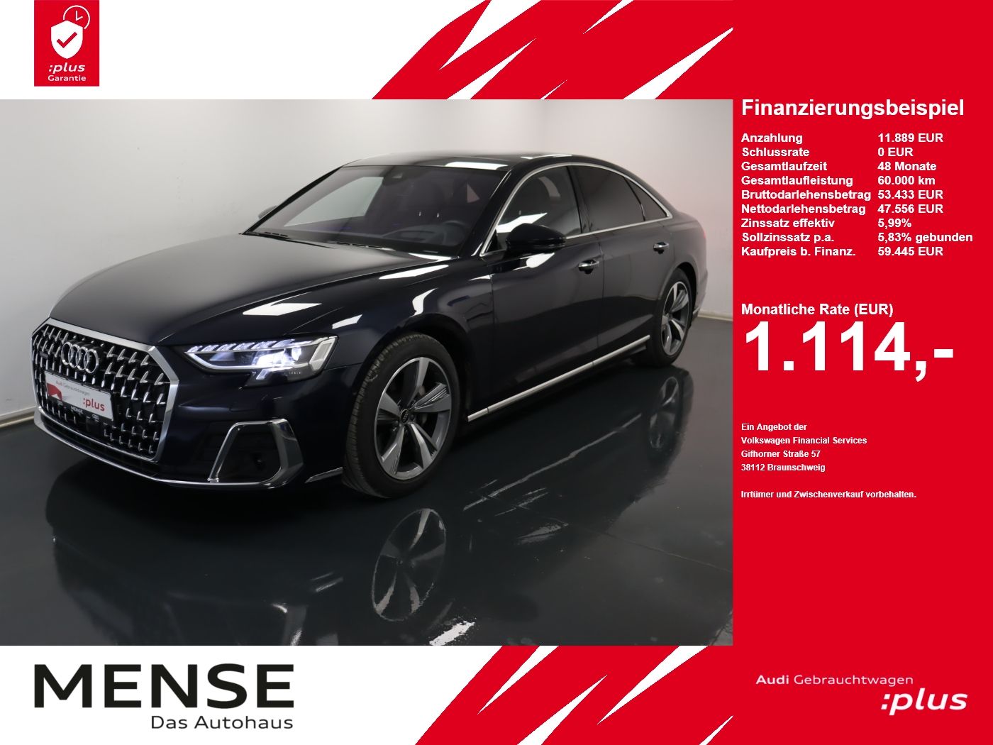 Audi A8 50 TDI quattro |Matrix|Luft|Pano|ACC|STH|HUD