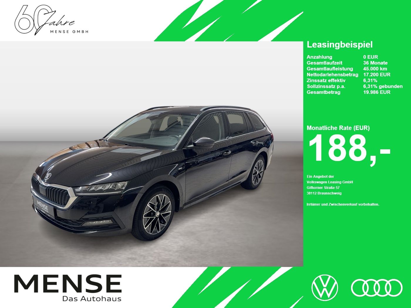 Skoda Octavia Combi Clever 2.0l TDI 86kW 7-Gang-DSG Pa