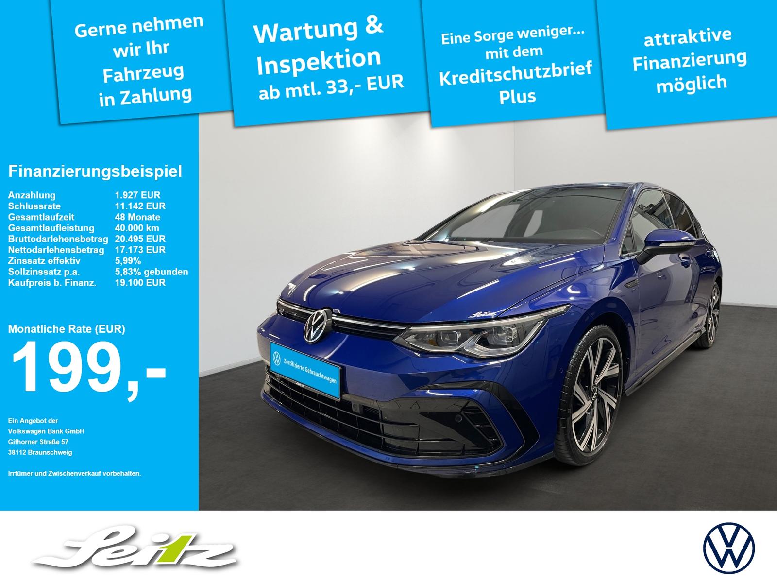 Volkswagen Golf VIII 1.5 TSI R-Line *AHK*PARKSENSOR*LED*, миниатюра 16