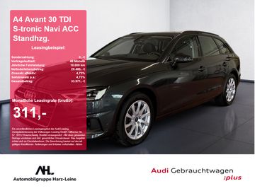 Audi Leasingangebot: Audi A4 Avant 30 TDI S-tronic Navi ACC Standhzg. ACC
