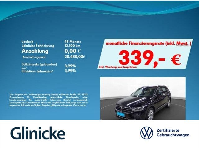 Volkswagen Tiguan 2.0 TDI Life Navi AHK Kamera Klima SiHz P