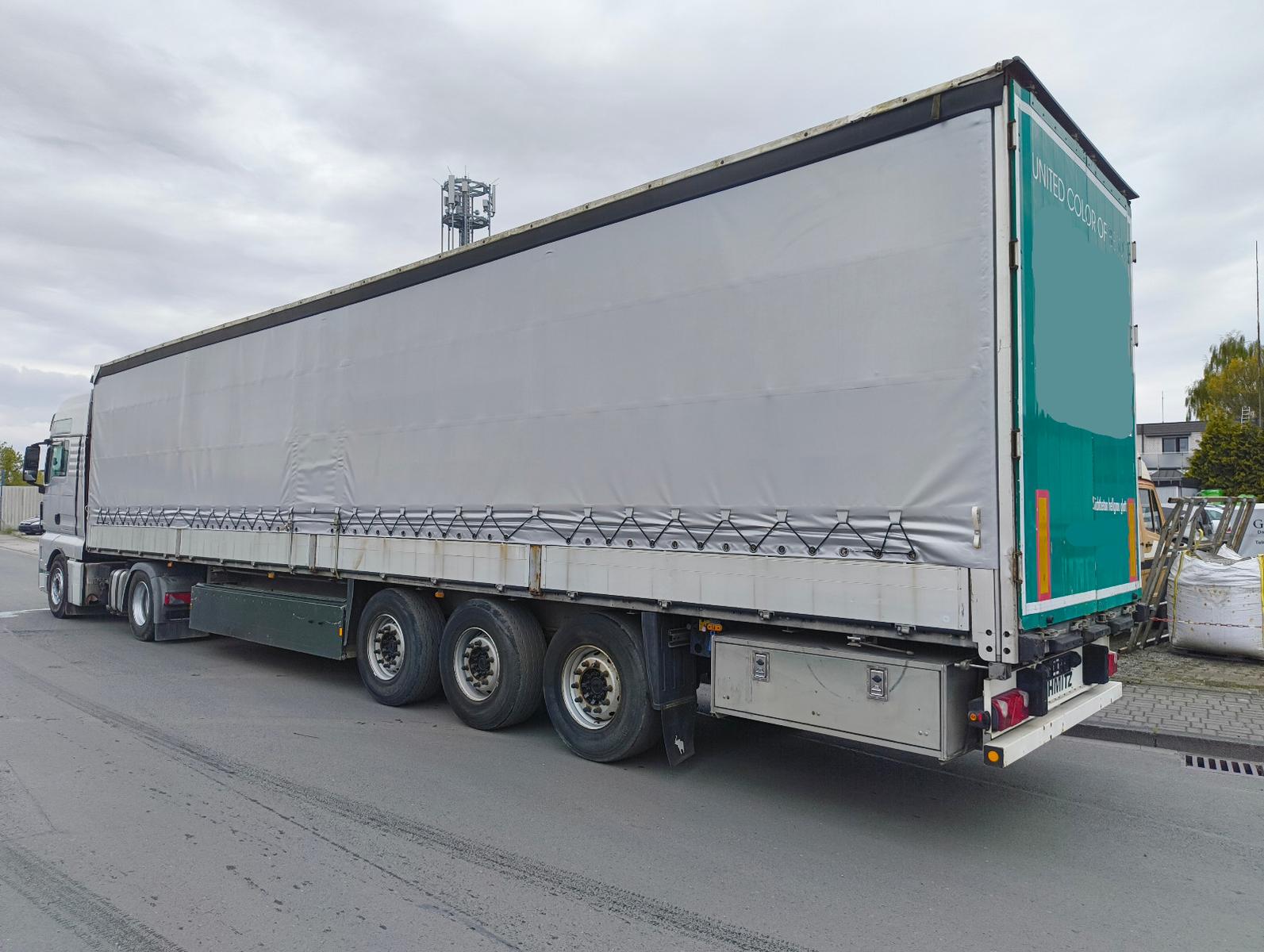 Schmitz Cargobull Bordwand Auflieger /Liftachse/ PRITSCHE + PLANE