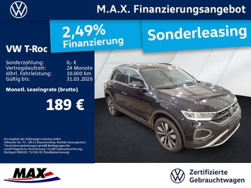 Volkswagen Leasingangebot: Volkswagen T-Roc 1.0 TSI GOAL LED+ACC+NAVI+APP+ALU+SHZ+DCP+