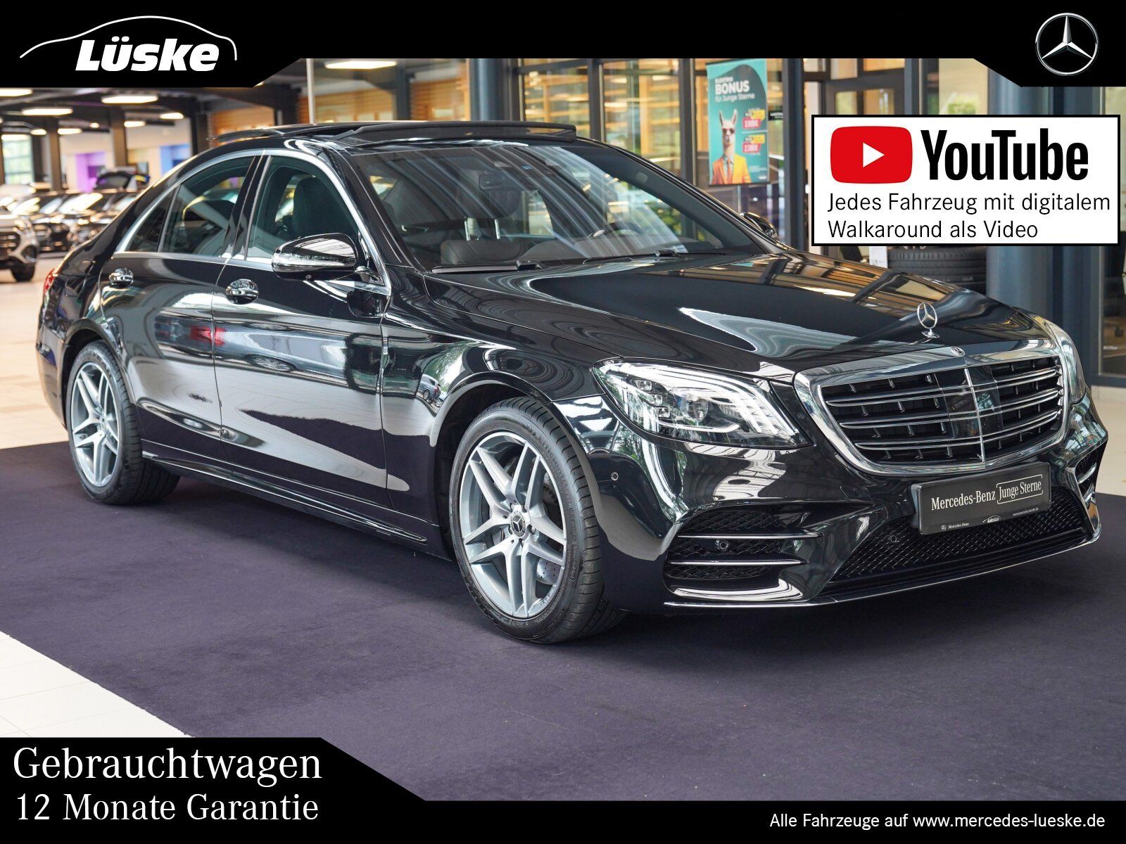 MERCEDES-BENZ S 400 d 4M AMG Line Pano HeadUp Sitzklima Massag