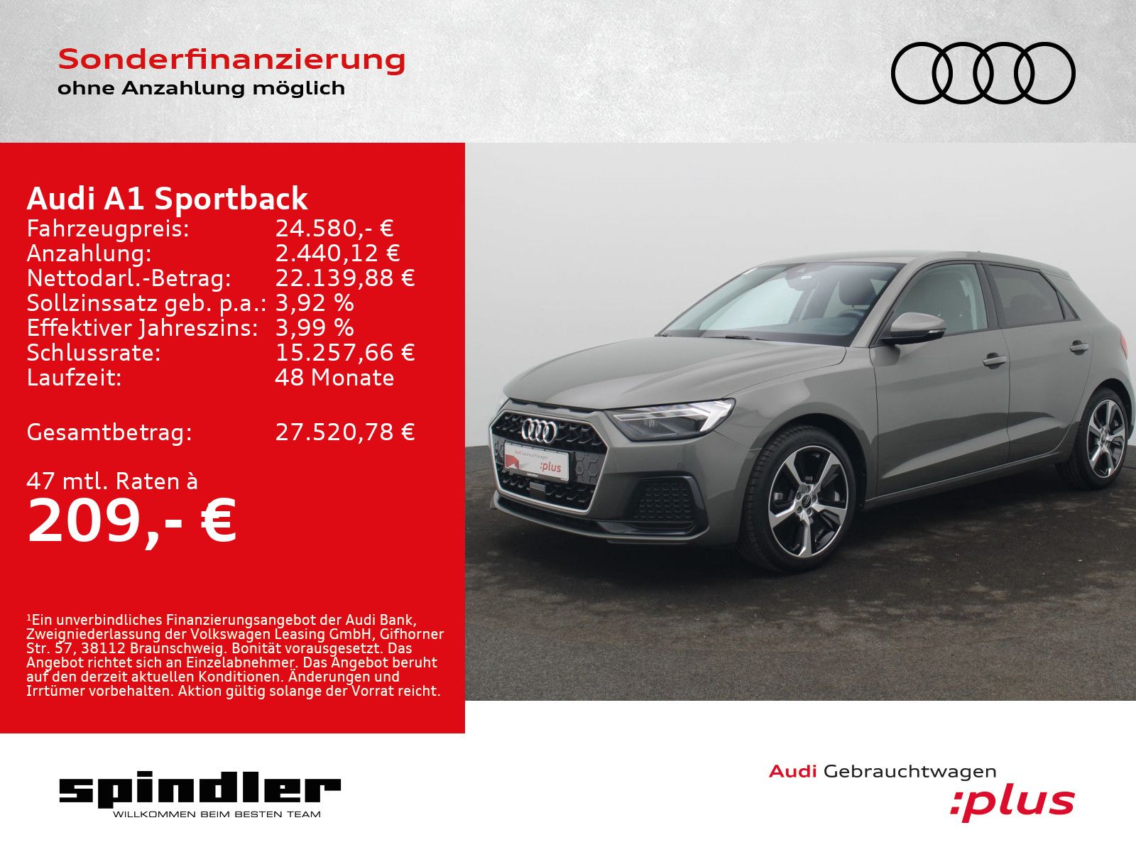 Audi A1 Sportback advanced 30 TFSI S-tronic / CarPlay