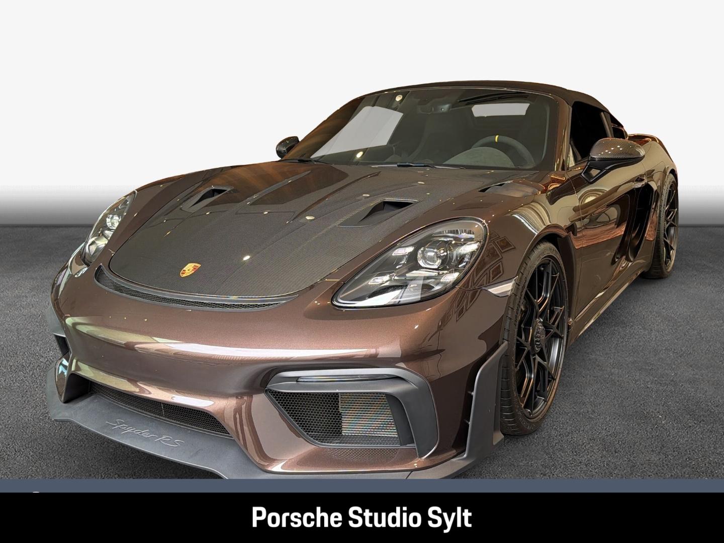 Porsche 718 Spyder RS Weissach-Paket macadamiametallic