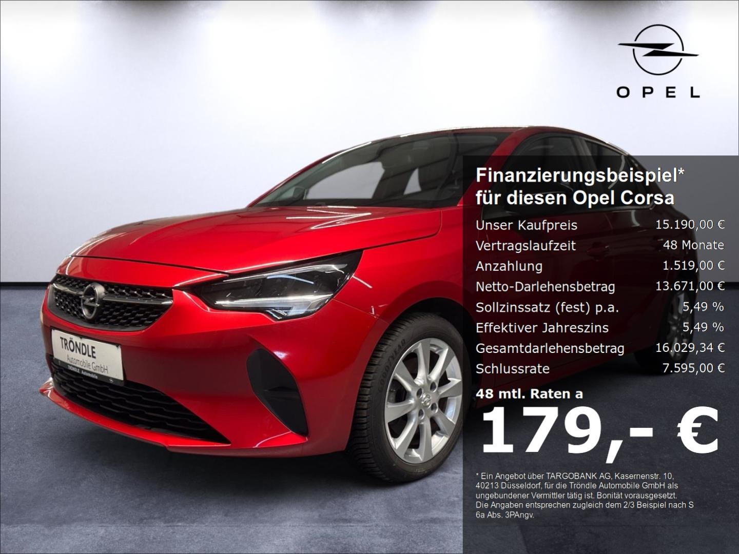Opel Corsa 1.2 Edition Navi LED Kamera DAB SHZ Lenkra