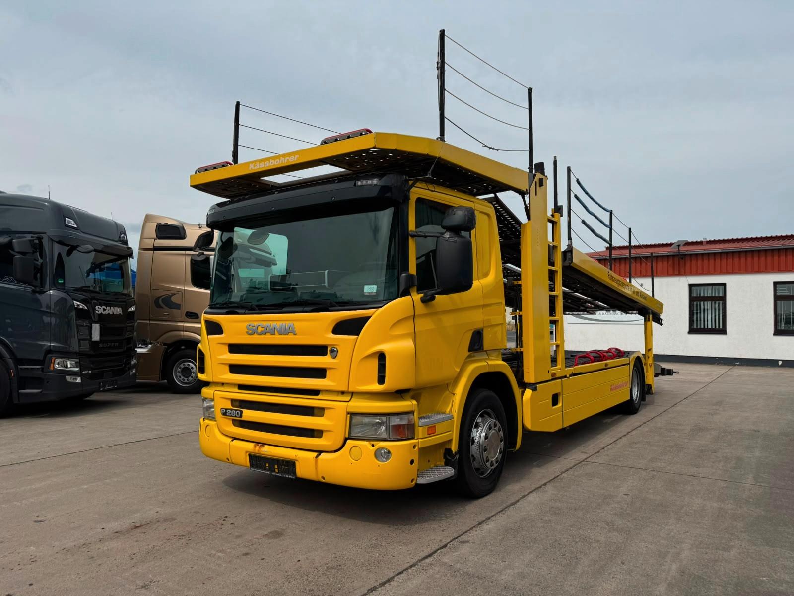Scania P 280 * KÄSSBOHRER AUFBAU 4X AUTOS * KLIMA *