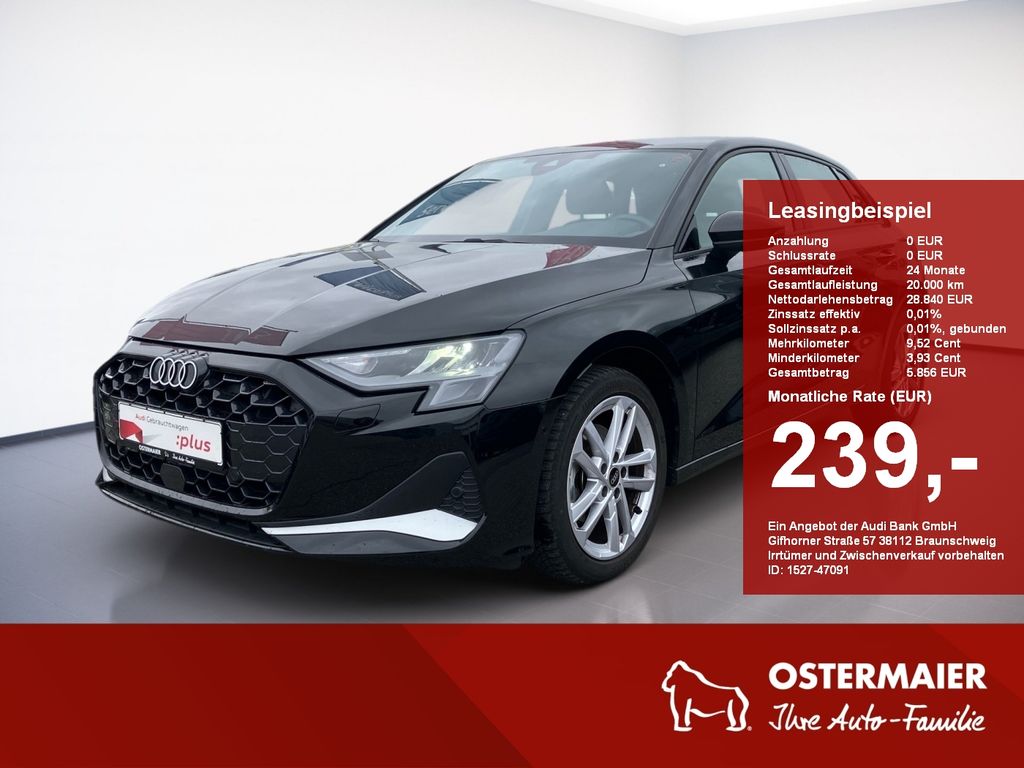 A3 Sportback ADVANCED 30 TDI AHK.NAVI.VIRTUAL.AL