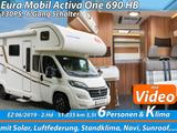 Eura Mobil Activa One 690 HB Standklima, Luftfederung uvm