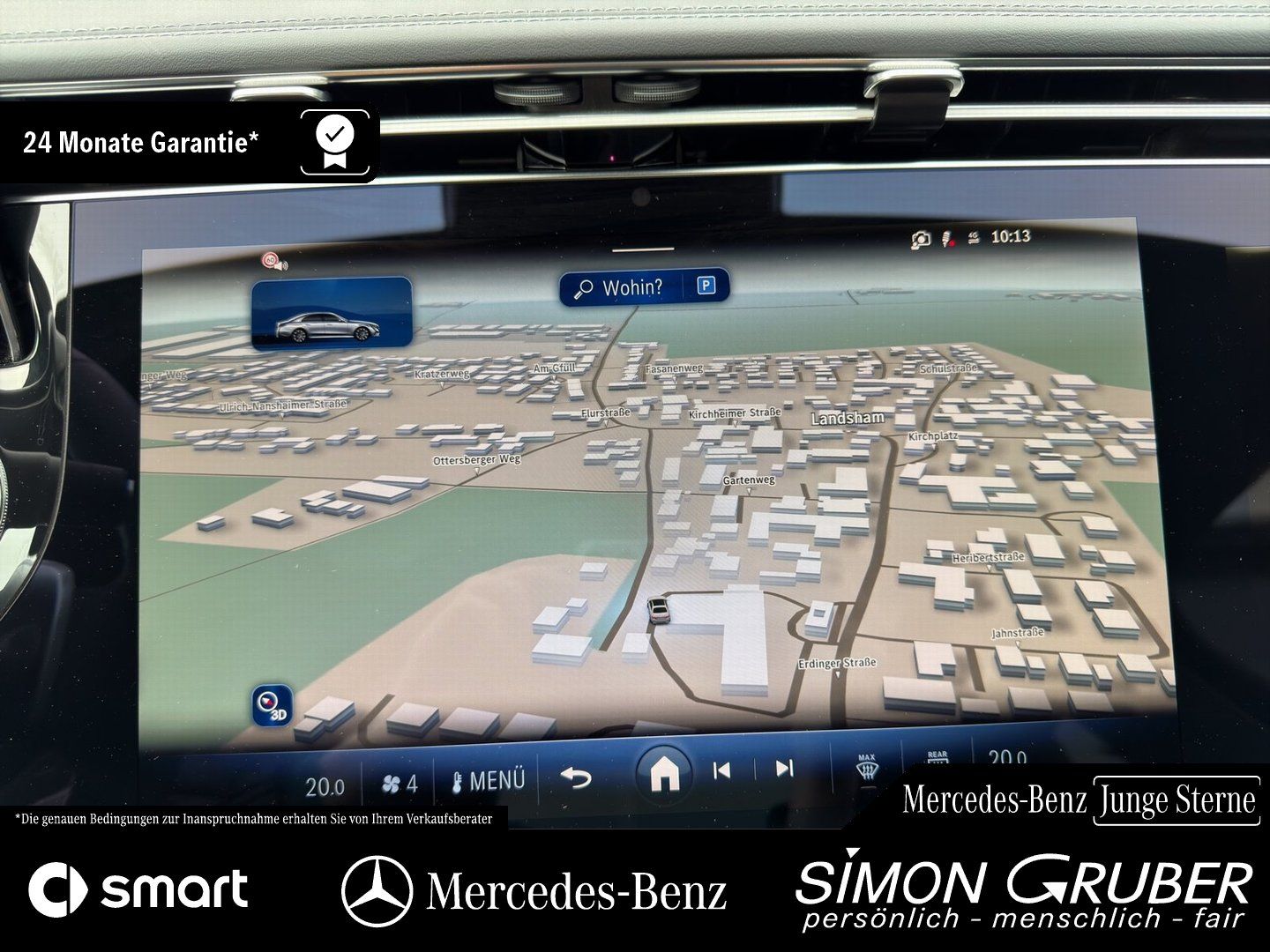 Fahrzeugabbildung Mercedes-Benz E 220 d AMG Night Pano Superscreen Burm4D 20Zoll