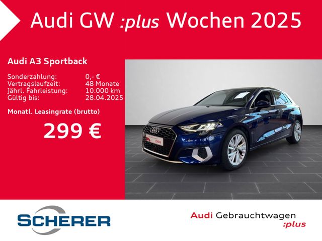 Audi A3 Sportback 40 TFSI e Advanced S tronic Led,Nav