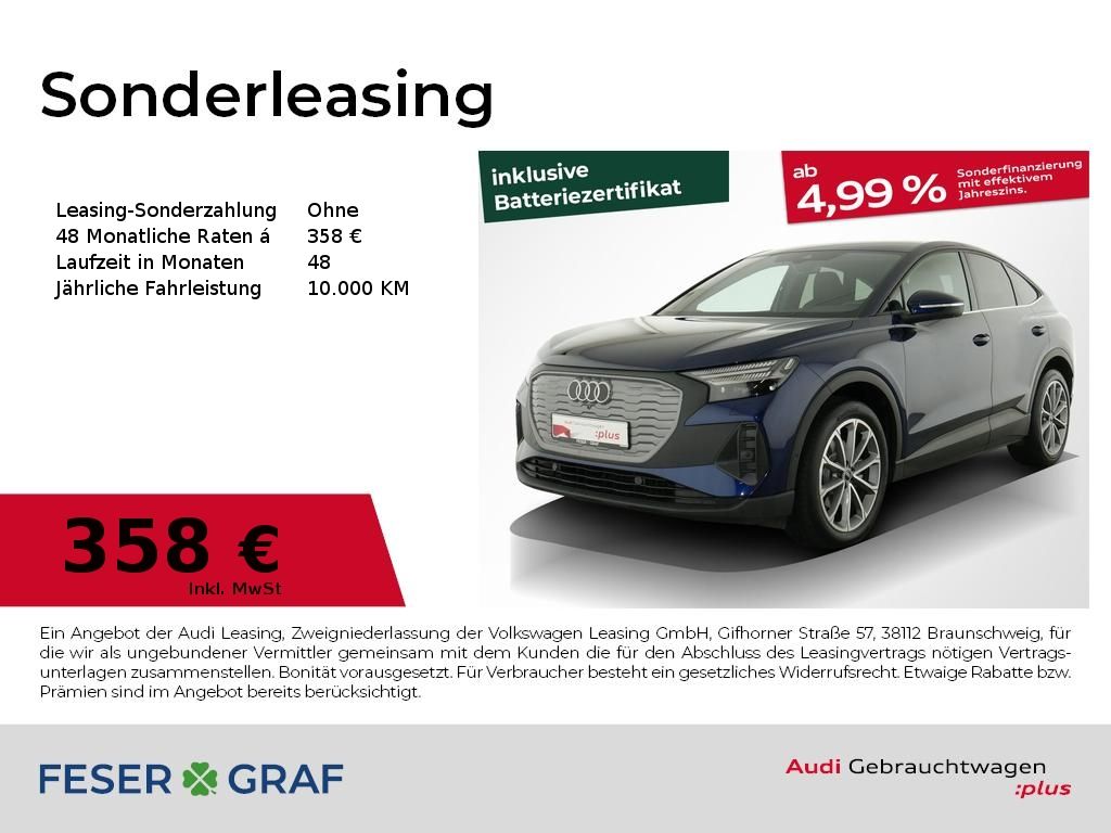 Audi Q4 Sportback e-tron 35 Matrix/AHK/360°/Alu20/ACC