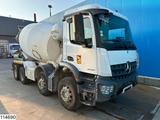 Mercedes-Benz Arocs 3240 8x4, EURO 6, LIEBHERR 9m3, Steel susp - Mercedes-Benz AROCS 3240