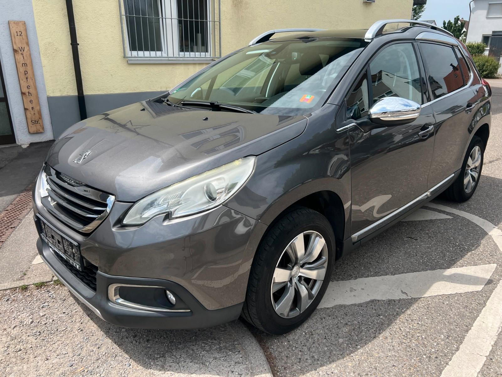 Peugeot 2008 Allure/Teilleder/Klima/Navi/Temp./Glasdach