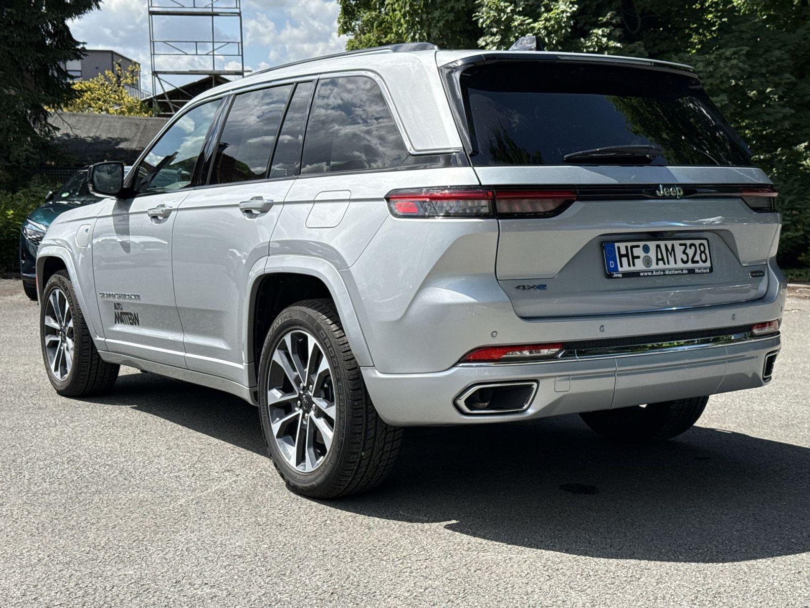 JEEP GRAND CHEROKEE 2,0T OVERLAND 4XE PLUG-IN 381 CH 4X4 BVA - HAYON ÉLECTRIQUE - TOIT OUVRANT PANORAMIQUE - CAMERA 360