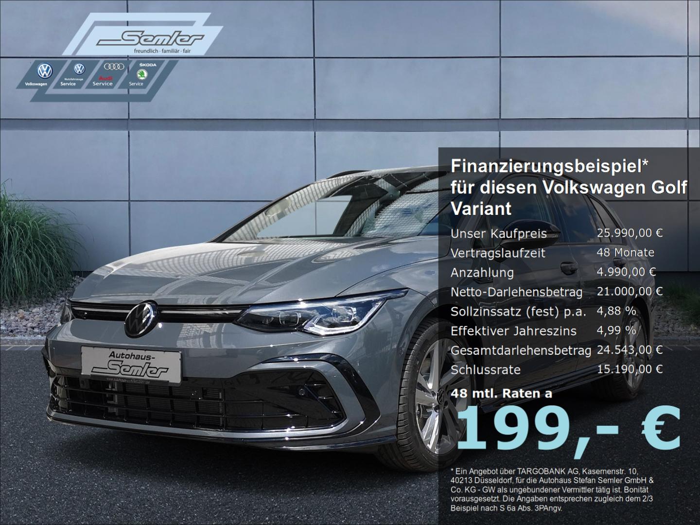 Volkswagen Golf Variant VIII R-Line 2.0 TSI DSG AHK