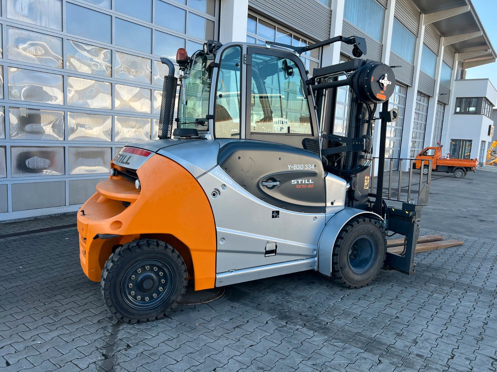 Fahrzeugabbildung Still RX70-80 / Duplex: 4.70m! / Zinkenversteller / SS