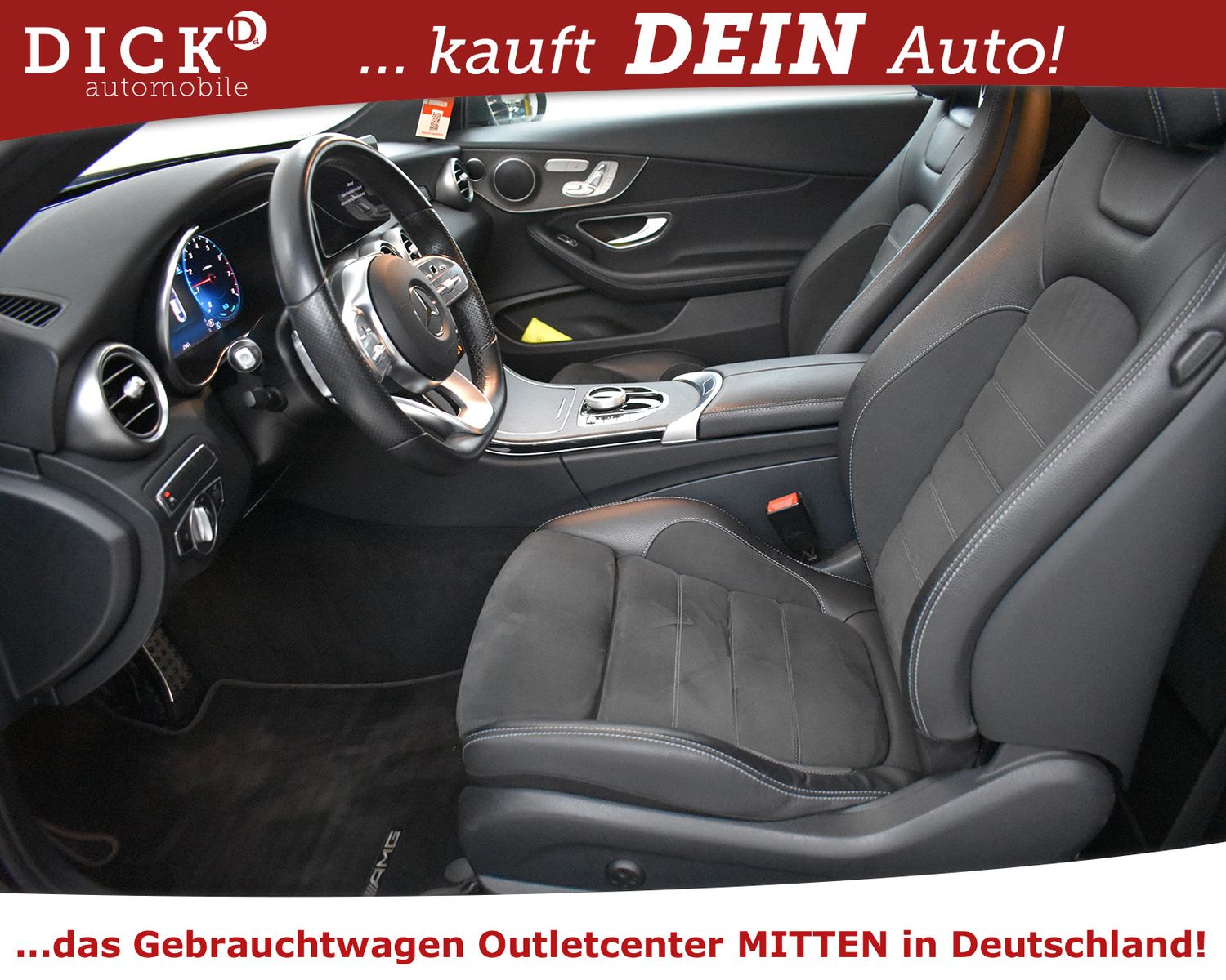 MERCEDES-BENZ C 200 Coupe 2X AMG Line NIGHT+WIDES+LED+KAM+ACC+ - Image 7