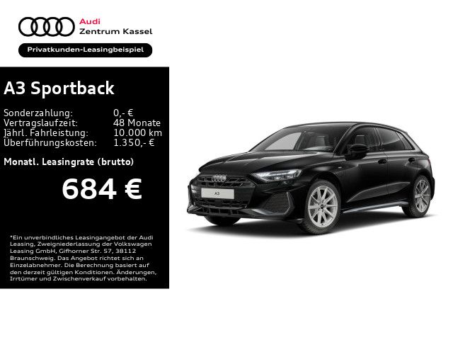 Audi A3 Sportback S line 40 TFSI e LED CarPlay AHK