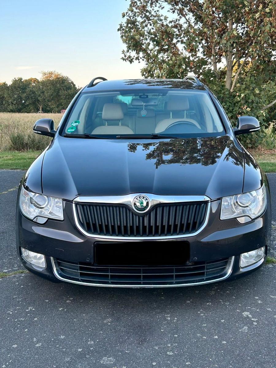 Skoda Superb 2011 — вигляд ззаду