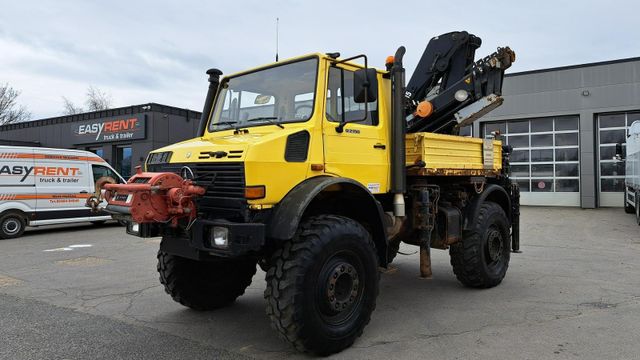 Unimog MB/U2150 Kipper/Kran Hiab135 Seilwinde 4X4