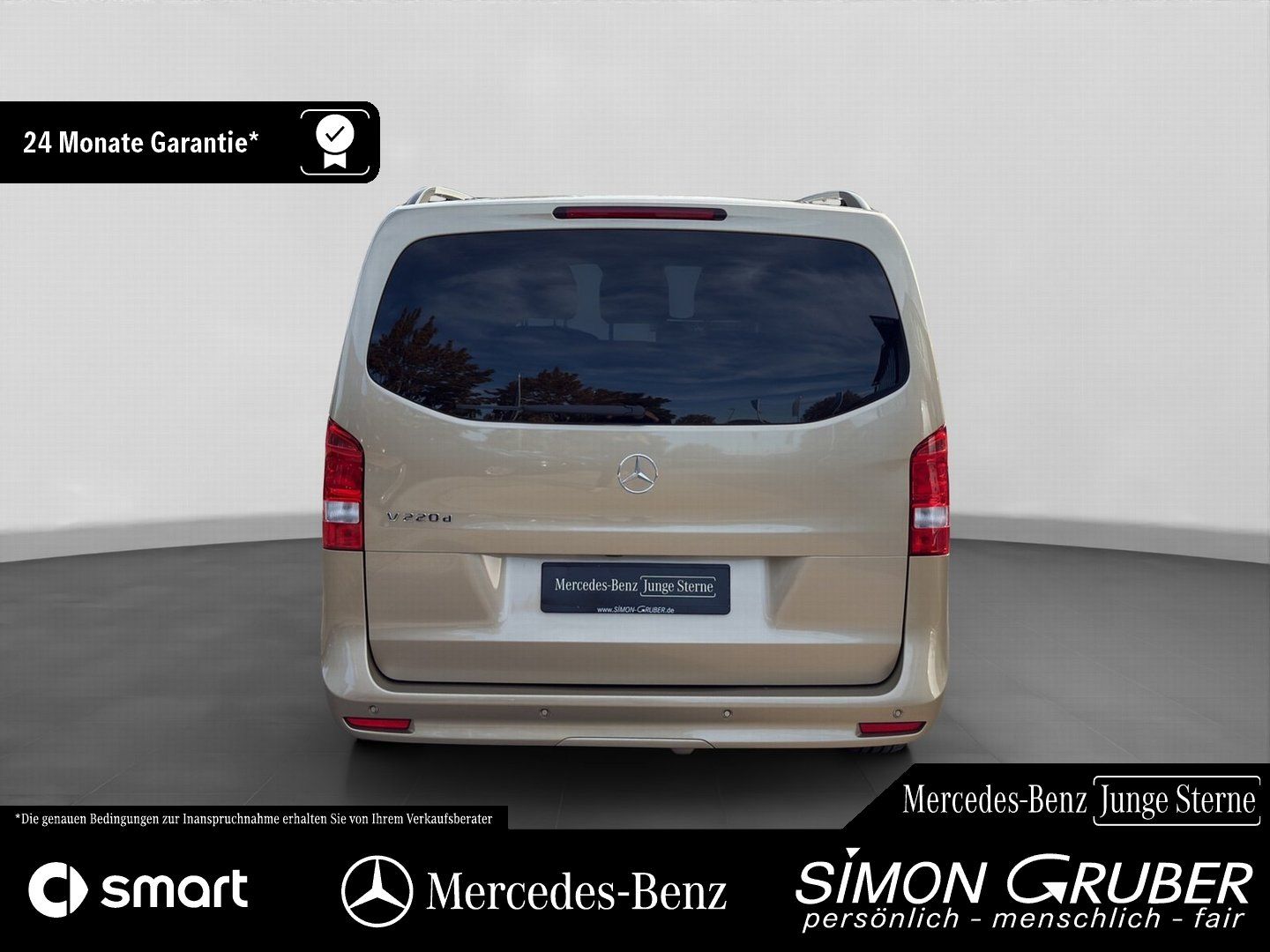 Fahrzeugabbildung Mercedes-Benz V 220 d lang 2*Klima 2*STür Tisch 7Sitze AHK 2.5
