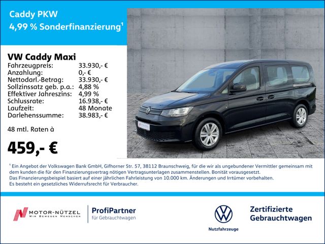 Volkswagen Caddy Maxi 2.0 TDI DSG SHZ+PDC+GRA+MFL+DAB+7-SI