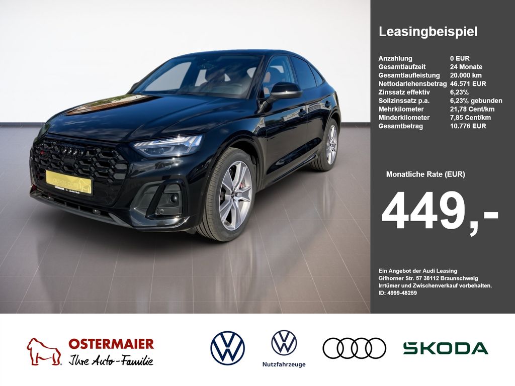 Audi SQ5 Sportback 3.0TDI 341PS QUATTRO PANO.HuD.MATR