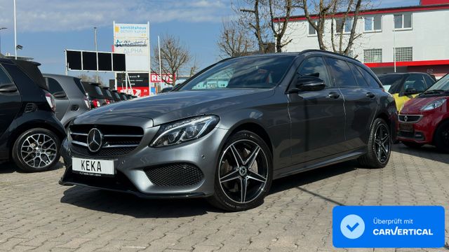 MERCEDES-BENZ C 250d T AMG LINE! DISTR+! HUD! PANO! 360°! ILS!