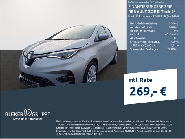 Renault ZOE E-Tech 1 Zoe R135 Experience R135/Z.E. 50 (