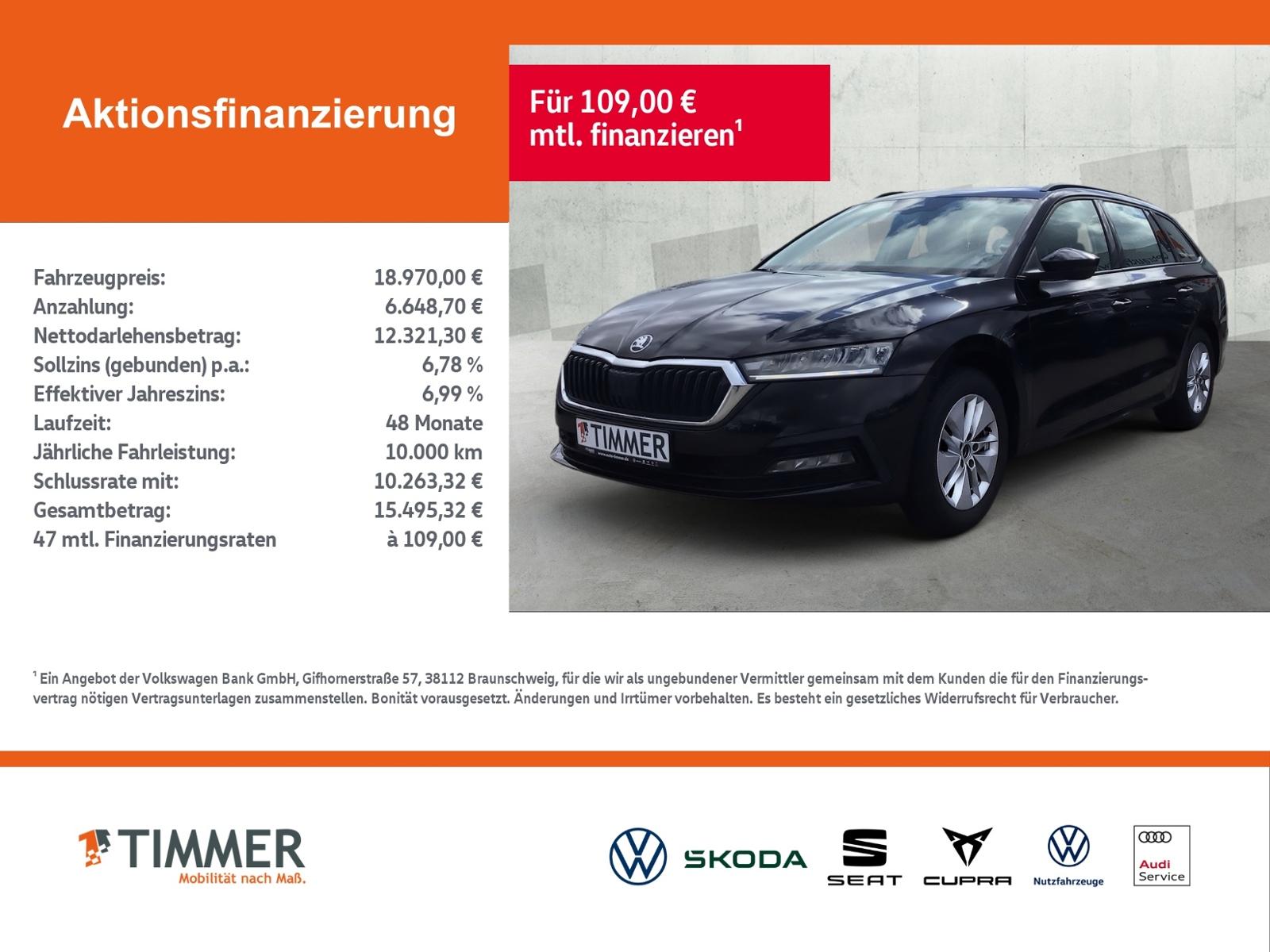 Skoda Octavia Combi 2.0 TDI DSG +AHK +LED +APP-CONN +A