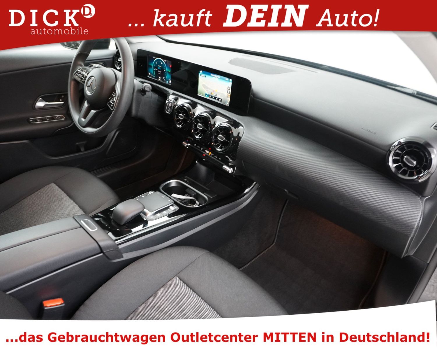 Fahrzeugabbildung Mercedes-Benz A 180d 8G >NAVI+VIRTUAL+SITZHZ+PARKASS+MFL+TEMP
