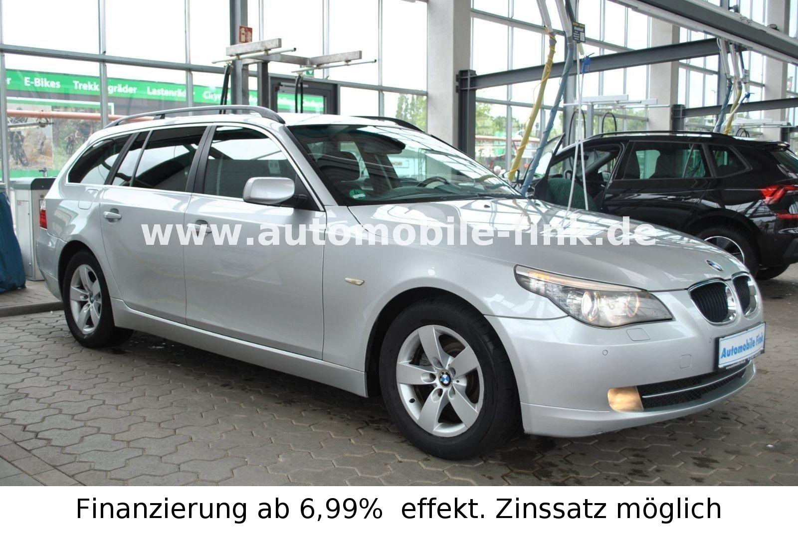 BMW 520 2009 — вигляд ззаду