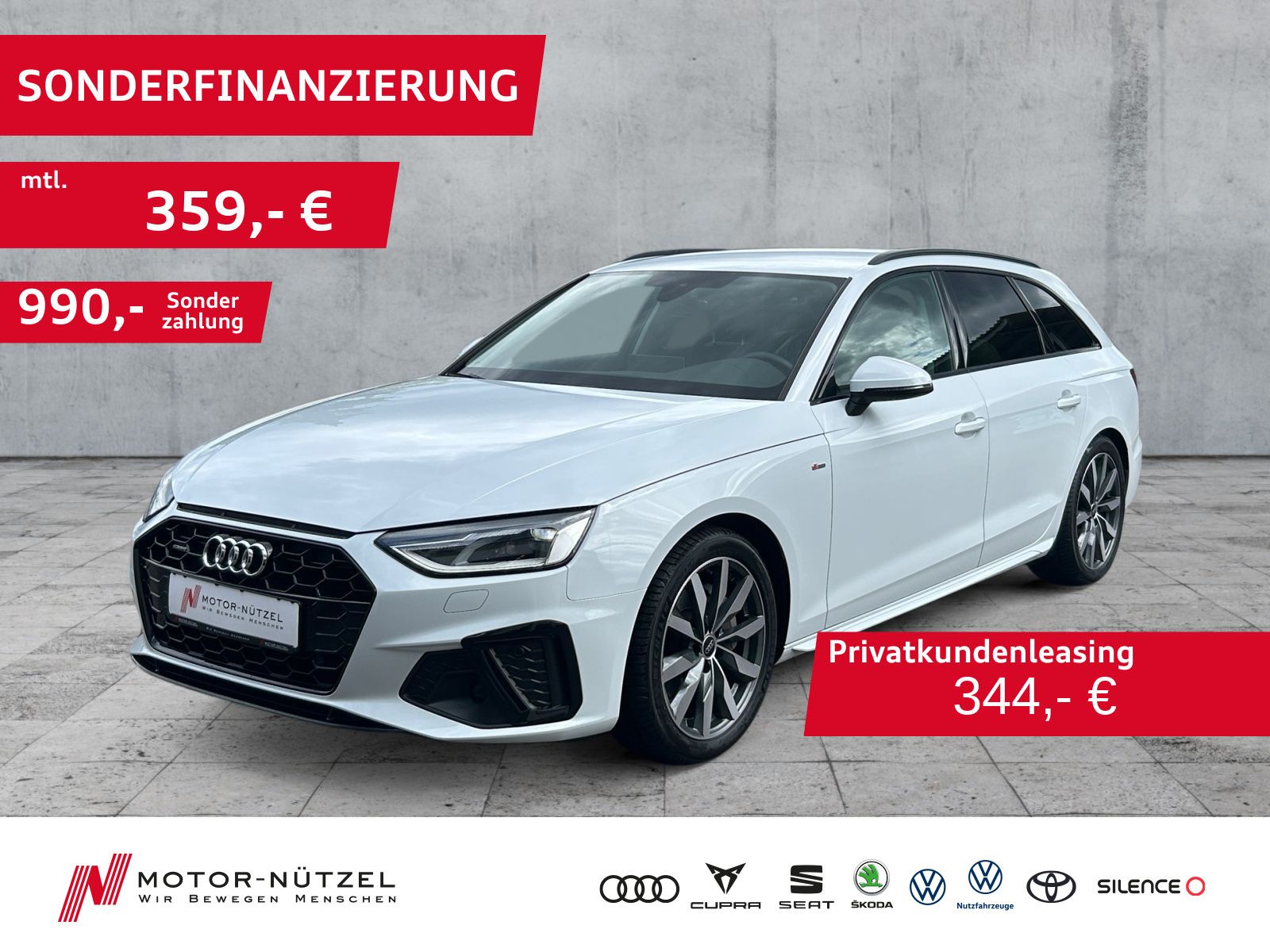 Audi A4 Avant 40 TDI QU S-LINE 5JG+LED+NAV+AHK+ACC+VC