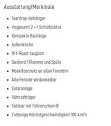 Andere Mink Sportscamper 2.0 - supercooler Teardrop - Wohnwagen Sport