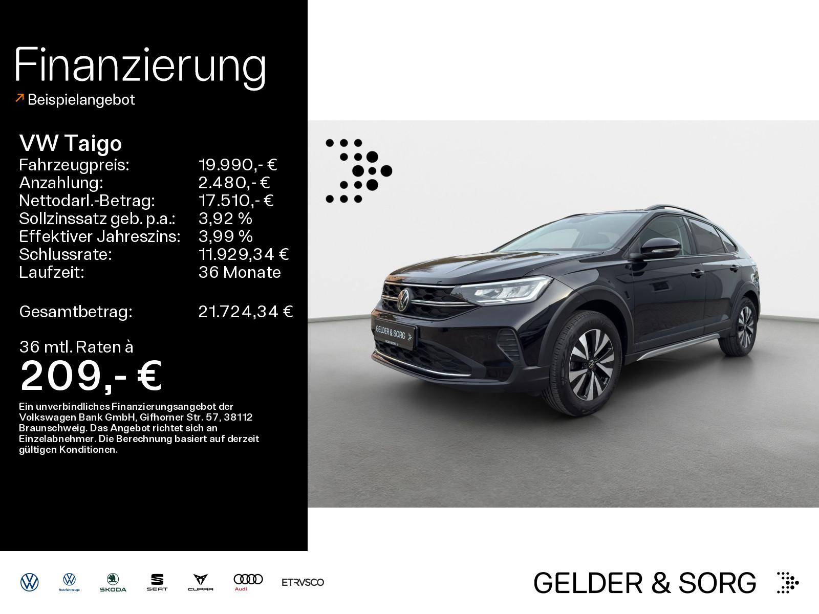 Volkswagen Taigo 1.0 TSI Life RFK*Navi*DAB+*ACC*AHK*Digital