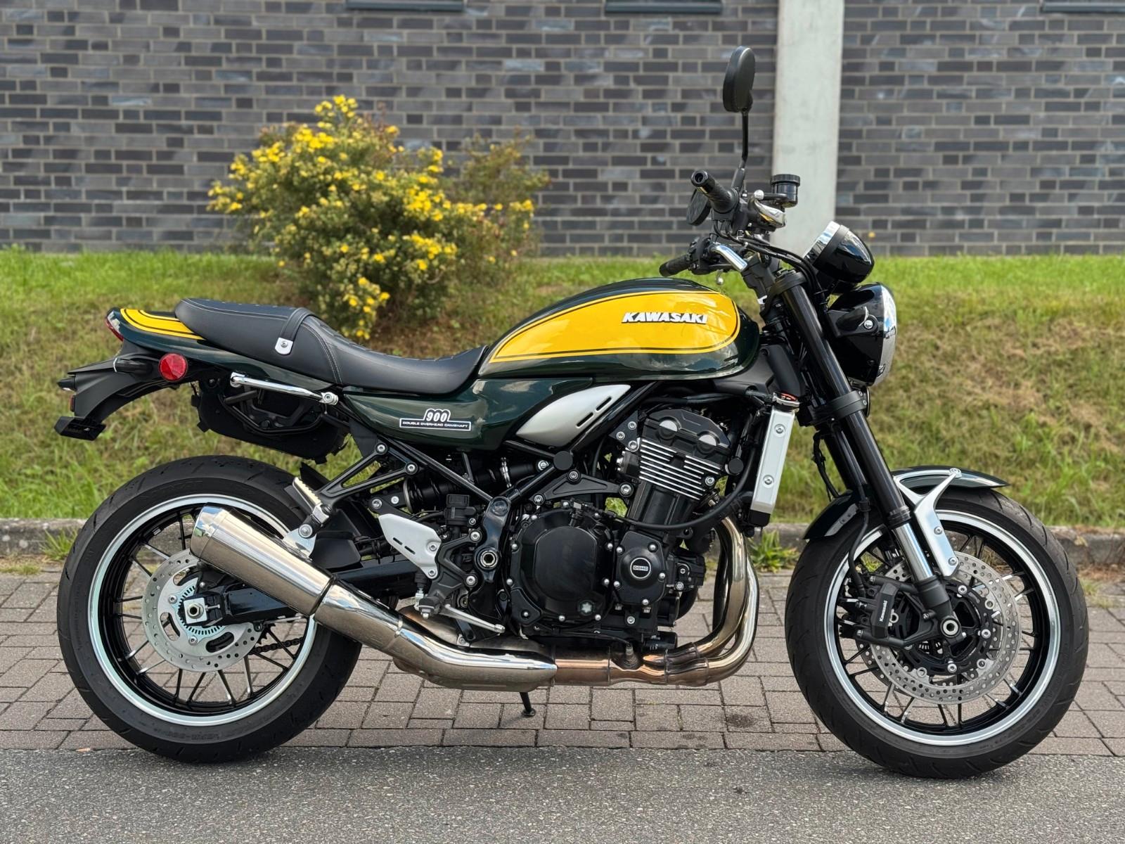 Kawasaki Z 900 RS Yellow Ball *Low Seat*SW-Motech Tasche*