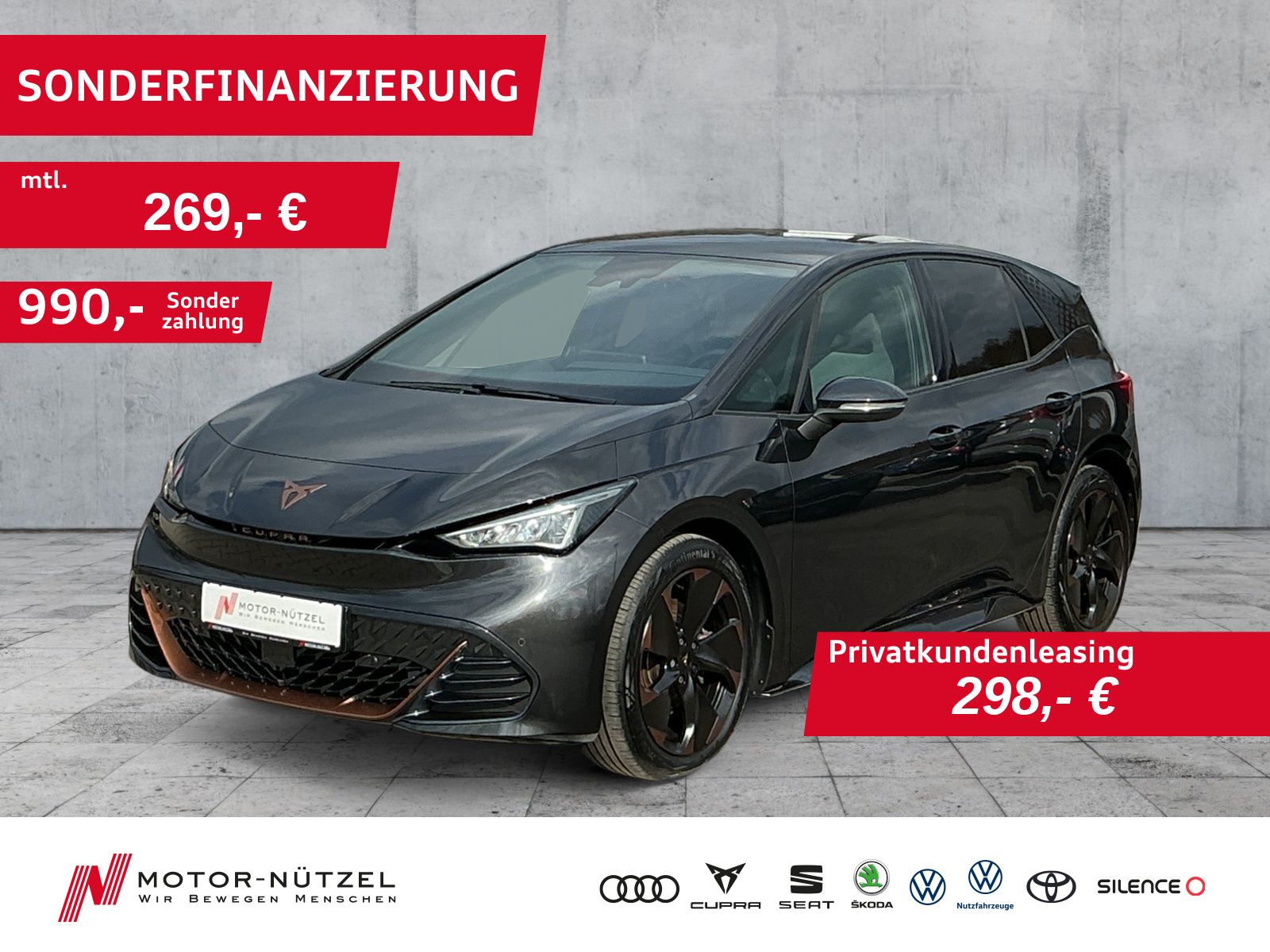 Cupra Born 150kw (62kW) LED+NAVI+ACC+SHZ+WäRMEPUMPE