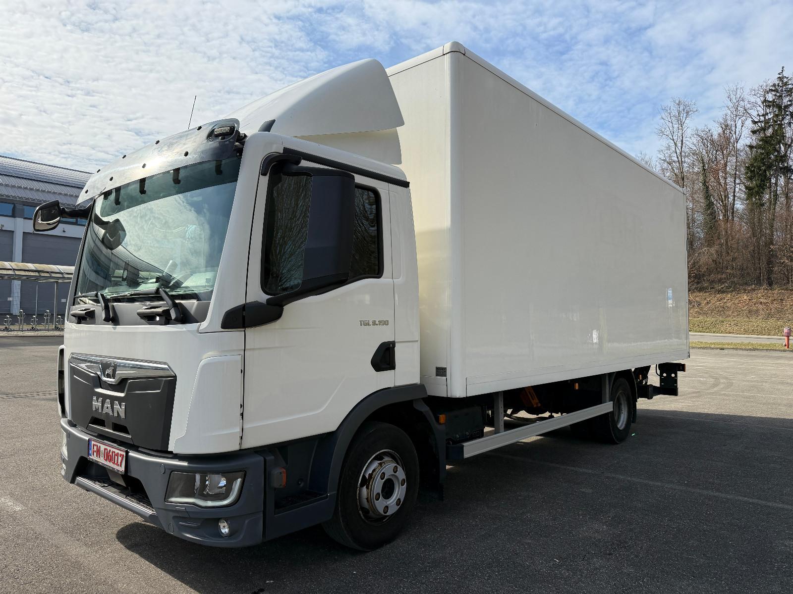 MAN TGL 8.190 4x2 BL CH/ Walther Koffer/ LBW