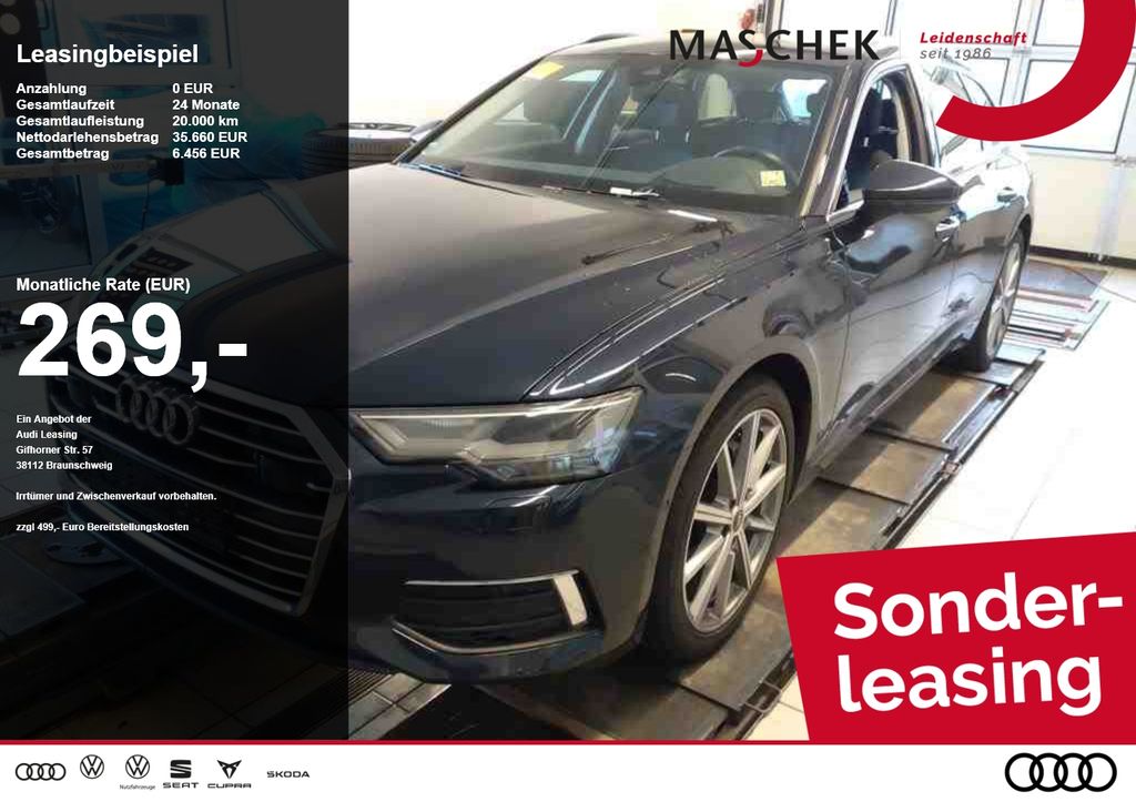 Audi A6 Avant Design 45 TFSI AHK LED HUD RearView Nav