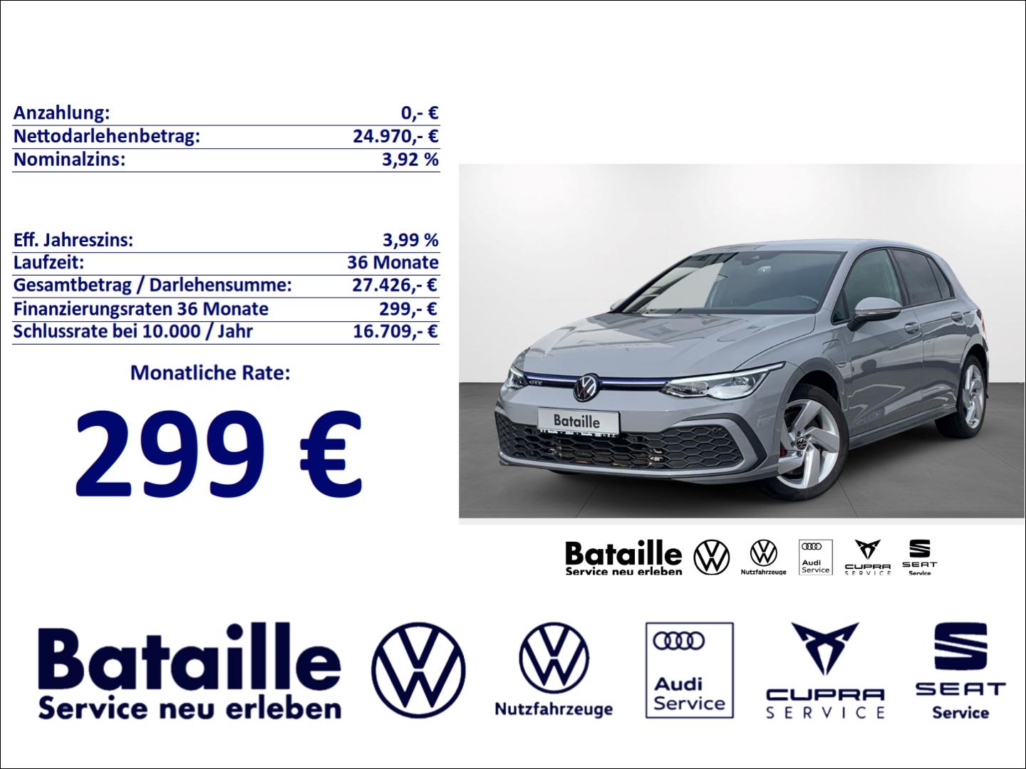 Volkswagen Golf VIII GTE 1.4 eHybrid Navi SHZ ACC App-Conn.