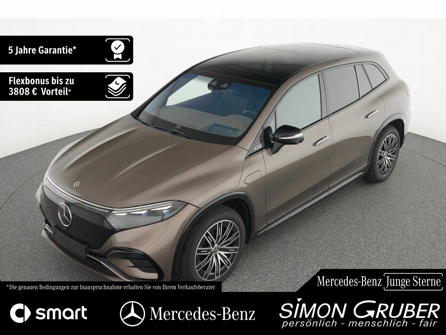 Fahrzeugabbildung Mercedes-Benz EQS 500 4M SUV AMG Sitzklima AHK 7Sitze 118kw