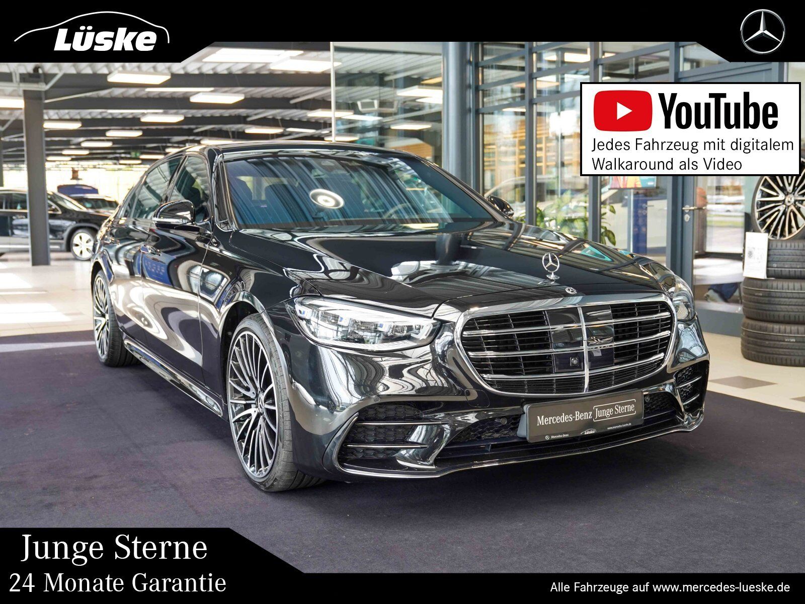 MERCEDES-BENZ S 450 d 4M AMG Line lang Night Paket Nappa Leder