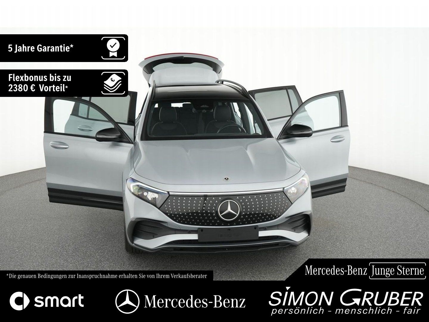 Fahrzeugabbildung Mercedes-Benz EQB 250+ AMG Night Pano Ambi LED AHK Mod 2025