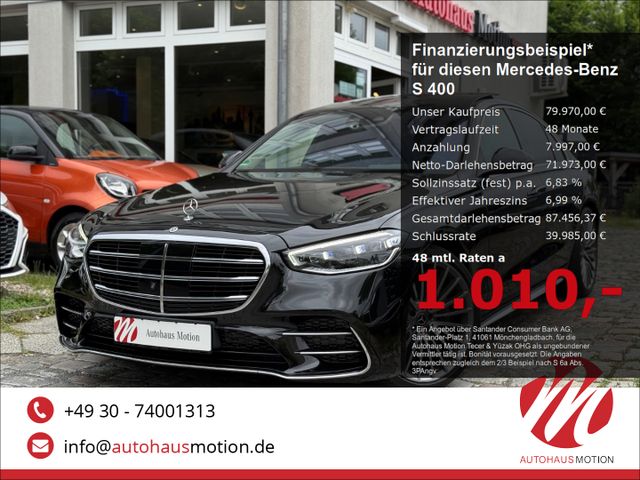 MERCEDES-BENZ S 400 d 4Matic AMG line Panorama HUD Massage Sof